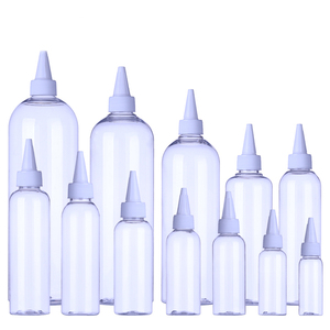 Nouvelle conception de bouteille en plastique PCR recyclable, bouteille en PET ronde vide avec bouchon compte-gouttes <span class=keywords><strong>Yorker</strong></span>, bouchon à vis - Product Image 6
