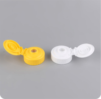 Bouteille en plastique anti-fuite pour Sauce ketchup, bouteille de miel à presser, valve en silicone, capuchon rabattable, 28mm, 38mm