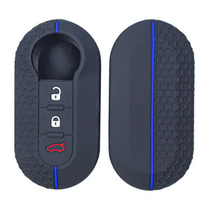 3 bottoni in Silicone custodia per chiave auto a distanza <span class=keywords><strong>Fiat</strong></span> 500 Ducato 500L Lancia Musa <span class=keywords><strong>Panda</strong></span> <span class=keywords><strong>accessori</strong></span> - Product Image 4