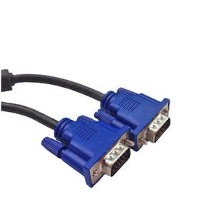 สาย VGA 1.5 ม. ชายต่อชาย หัวต่อสีน้ำเงิน เชื่อมต่อจอภาพ ทองแดงปลอดออกซิเจน ป้องกันด้วยสายถักหุ้ม PVC - Product Image 1