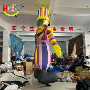 Halloween Festival Parada Décoration Marche Gonflable Clown Costume Gonflable Clown Marionnette - Product Image 4