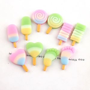 Ciondoli all'ingrosso in resina per gelato con cuore di Design carino custodia per telefono decorazioni artigianali - Product Image 2