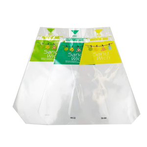 "Custom BOPP Plastic Mini <strong>Banana</strong> <strong>Bread</strong> Bag with Clear Window for Sushi Packaging" - Product Image 1