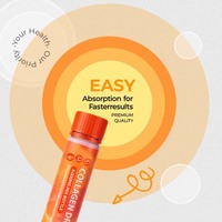 Collagène de beauté premium pour les cheveux, la peau, les ongles, les os et les articulations, boisson au collagène avec 6000 mg de peptides de collagène marin