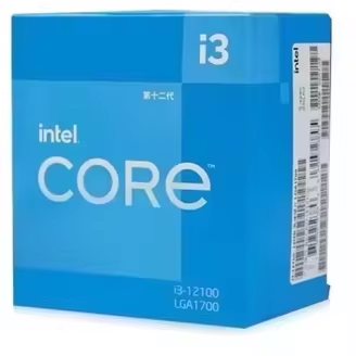 New I3 12100 Processor for Home and Office Use. 4 Core Desktop Computer Processor. Memory Capacity: 12M L3 Cache.