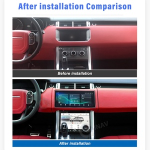 Navegador GPS para Auto de 12.3 Pulgadas para Land Rover Range Rover Sport L494 2013-2016, Panel Táctil AC, Reproductor Multimedia DVD - Product Image 5