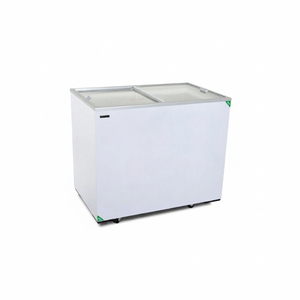 Cofre de puerta de cristal de supermercado comercial de 303L congelador de cristal templado Pantalla de helado para uso de conservador - Product Image 2