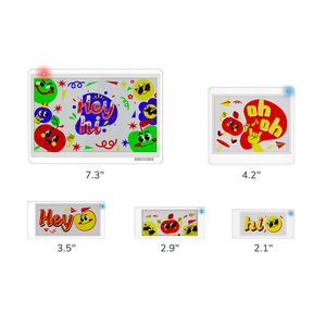 Minew đầy màu sắc eink Nhãn 5 cái giá kỹ thuật số tag ESL điện tử nhãn Kệ demo Kit với Gateway - Product Image 2