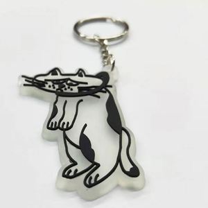 2D 3D PVC Rubber Keychain Custom Own Logo <b>Charms</b> Soft PVC <b>Keyring</b> Chain with Promotional Business Gifts - Product Image 4