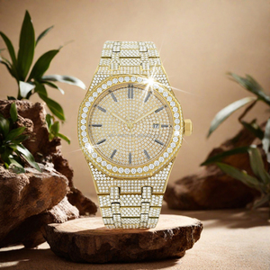 Reloj Mecánico Automático de Acero Inoxidable de Lujo de 42 mm, Estilo Hip Hop, con Diamantes Moissanite y Cristal de Zafiro, Compra al por Mayor - Product Image 2