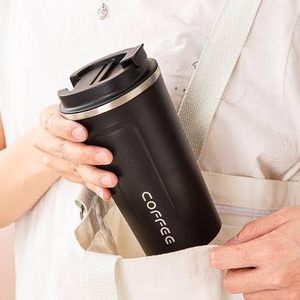 12oz/17oz <b>Travel</b> Coffee <b>Mug</b> Insulated Reusable Coffee Cups with Leakproof Lid Stainless Steel Portable Tumbler for Keep Hot&Ice - Product Image 6