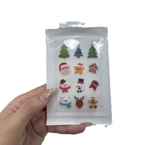 Parches para el acné con temática navideña al por mayor, compatibles con el maquillaje, absorbentes de pus, parches limpiadores de acné, parches hidrocoloides para eliminar el acné - Product Image 4