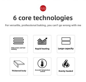 Nuovo Forno per Pizza a Gas Portatile Multifunzione da Esterno per Uso Domestico Automatico per Pizzerie Ristoranti e Hotel - Product Image 6