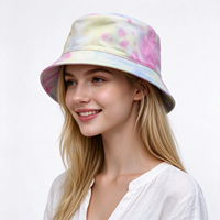 Chapeau Bob Réversible à Large Bord OEM en Coton Tie-Dye Double Face Unisexe – Accessoire de Voyage Idéal pour les Vacances et les Loisirs