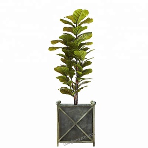 Vertical Garden Plant Pot <strong>Planter</strong> with Metal <strong>Trellis</strong> Obelisk <strong>Large</strong> Outdoor Steel Iron CLASSIC Square Support Green Patio Decor - Product Image 6