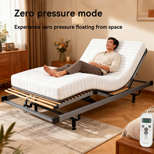 High Quality, Durable, Adjustable Electric Double <strong>Bed</strong> <strong>Frame</strong> With Lifting Function, Used For Extra Large <strong>Bed</strong> <strong>Frames</strong> In Apartments - Product Image 1