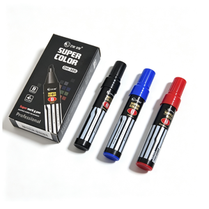 Rotulador Permanente Jumbo con Punta de Cincel, Efecto de Escritura Excelente, Tinta a Base de Aceite, Resistente al Agua, de Larga Duración - Product Image 1