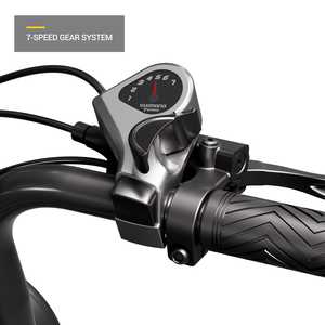 Eu V8電動バイク250w Ebikeファットタイヤ自転車送料無料K7 Bici Elettricaダブルシート油圧ブレーキBicicleta Electrica - Product Image 5