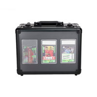 Boîte de rangement personnalisée étanche pour cartes gradées 3 rangées (BGSS, SGCC, GMMA), étui de transport pour cartes de sport PE/SA