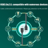 5M/10M/15M/20M/30M Usb3.0 câble de données Type a mâle à mâle Booster câble d'extension USB3.0 câble avec amplificateur