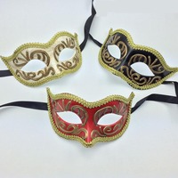 Haut de gamme fait à la main petite beauté Venise balle masque épaissi mascarade masque usine en gros en plastique