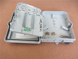 Hộp phân phối sợi 8 lõi Hộp thiết bị đầu cuối quang FTTH hộp chất béo FDB SC Bộ chuyển đổi sợi Treo Tường Hộp phân phối sợi quang - Product Image 4