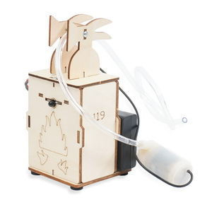 Kit de bricolage DIY : Plateau tournant porte-bonheur pour enfants – Expérience <span class=keywords><strong>scientifique</strong></span> et technologique STEM en métal, plastique et bois - Product Image 6
