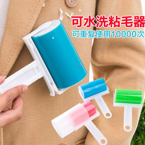 Rouleau anti-peluches portable pour vêtements, brosse de nettoyage électrostatique manuelle avec rouleaux remplaçables pour usage domestique - Product Image 5