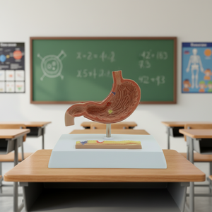 Modèle pathologique d'estomac en 2 parties - Démonstration de la transition de la gastrite à la perforation pour l'enseignement en gastroentérologie - Product Image 5