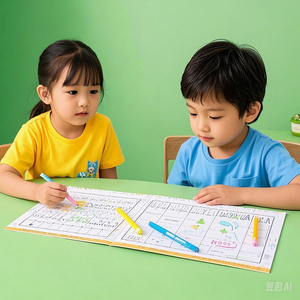 Livre d'apprentissage effaçable pour enfants de 2-3 ans, livre magique réutilisable pour l'éducation précoce, livre éducatif pour enfants - Product Image 1