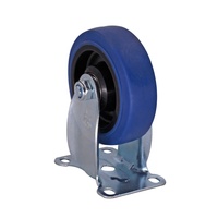 3/4/5inch Roulette pivotante à usage moyen Roues industrielles en caoutchouc Fabricants de roulettes pour chariot