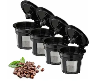 持続可能なラウンドコーヒーフィルターカップ詰め替え可能なコーヒーポッドKカップ