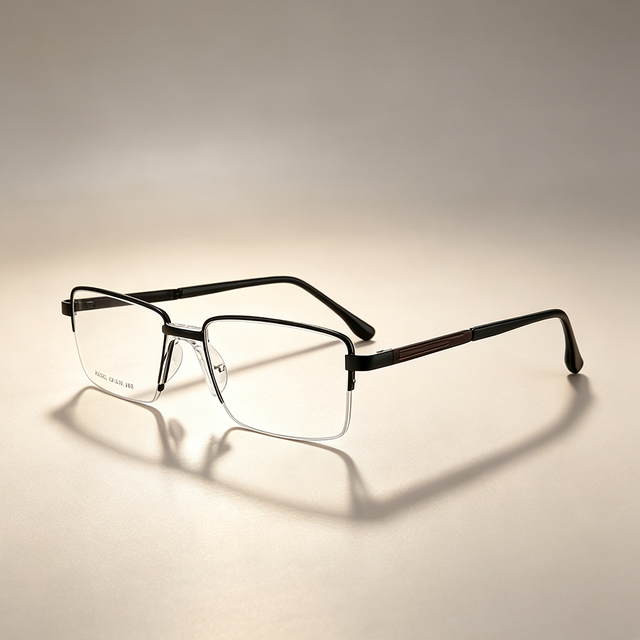 new optical frame metal eyeglasses  ultra light  business unisex prescription glasses wholesale OEM