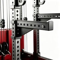 Équipement de musculation professionnel multifonctionnel : Appareil de musculation à câbles, Machine Smith, Machine d'entraînement complet du corps en acier pour intérieur