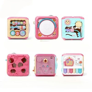 Juguete Sensorial Ecológico, Juguetes para Niñas, Cubo Interactivo para Bebés, Juego de Regalo de Juguetes Educativos Personalizados para Bebés - Product Image 6