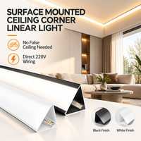 Moulures de plafond en aluminium faciles à installer, recyclables et ignifuges pour la décoration résidentielle, distributeur OEM, vente en gros