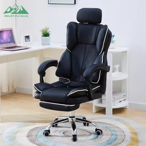 Silla de Masaje Ejecutiva de Respaldo Alto Más Vendida, Diseño Contemporáneo, Cuero Sintético de PU con Reposapiés para Uso en Oficina - Product Image 3
