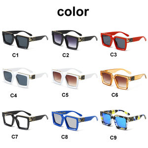 새로운 워터마크 블랙 럭셔리 UV400 블랙 패션 금속 여성 선글라스 <span class=keywords><strong>2025</strong></span> - Product Image 5