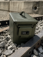 Boîte à munitions en métal épaissi de grande capacité pour la chasse tactique et l'utilisation sur le champ de tir