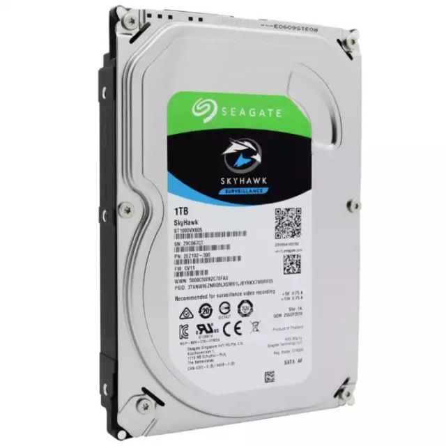 Refurbished Internal HDD 1TB Skyhawk Video Surveillance Hard Disk Drive 3.5" 5400 RPM SATA 6Gb/s 256MB Cache ST1000VX005