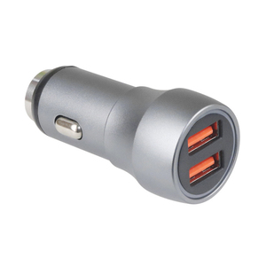 Carga de flash súper rápida 36W Dual QC 3,0 Puerto tipo C <span class=keywords><strong>USB</strong></span> Tipo C PD Cargador de coche Encendedor de cigarrillos de aluminio con salida de 5V - Product Image 4