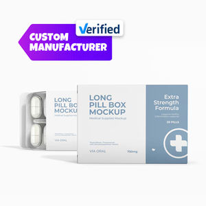 La médecine faite sur commande qui respecte l'environnement durable cartons le panneau blanc de Kraft pour le regard propre de Pharma - Product Image 2