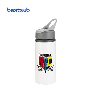 All'ingrosso 22oz 650ml borracce sportive <span class=keywords><strong>in</strong></span> alluminio Custom sublimazione spazi vuoti manico per i <span class=keywords><strong>bambini</strong></span> di <span class=keywords><strong>viaggio</strong></span> acqua-BLH6-W bianco - Product Image 5