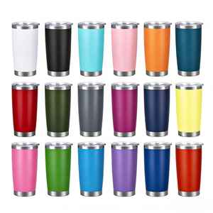 Tasses isothermes en acier inoxydable 20 oz – Gobelets thermiques originaux pour boissons chaudes et froides - Product Image 1