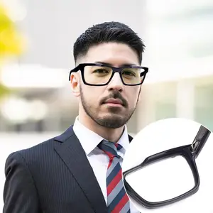 Lunettes de vue rétro tendance unisexe 2024 fabricants de mode haute qualité personnalisé de luxe monture en acétate extra épais