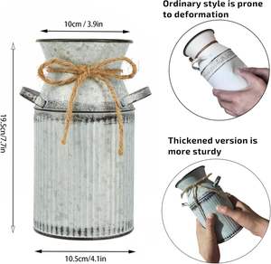 Premium Handmade Metal Flower <b>Vase</b> Suitable for Wedding <b>Table</b> Centerpieces Home Interiors and Artistic Flower Arrangements - Product Image 3