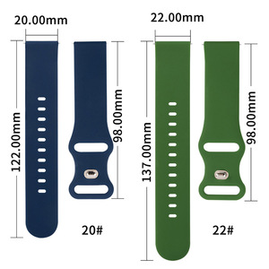 Nouveauté Bracelet de montre sport 22mm pour <span class=keywords><strong>Huawei</strong></span> Fit3 Bandes de ventilation en silicone pour bracelets de montre - Product Image 4