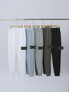 Pantalon long décontracté et élégant pour homme, en tissu tissé de luxe, respirant, style hip-hop, coupe ample, taille élastique, sportif - Product Image 4