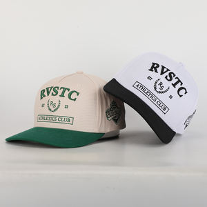 BSCI OEM Toptan Özel Nakış Logolu Unisex Düz Gorros, Düşük Minimum Sipariş Adedi 5 Panel Boş Baba Şapkaları, Erkek Kadın Ucuz Pamuklu Beyzbol Şapkası - Product Image 1