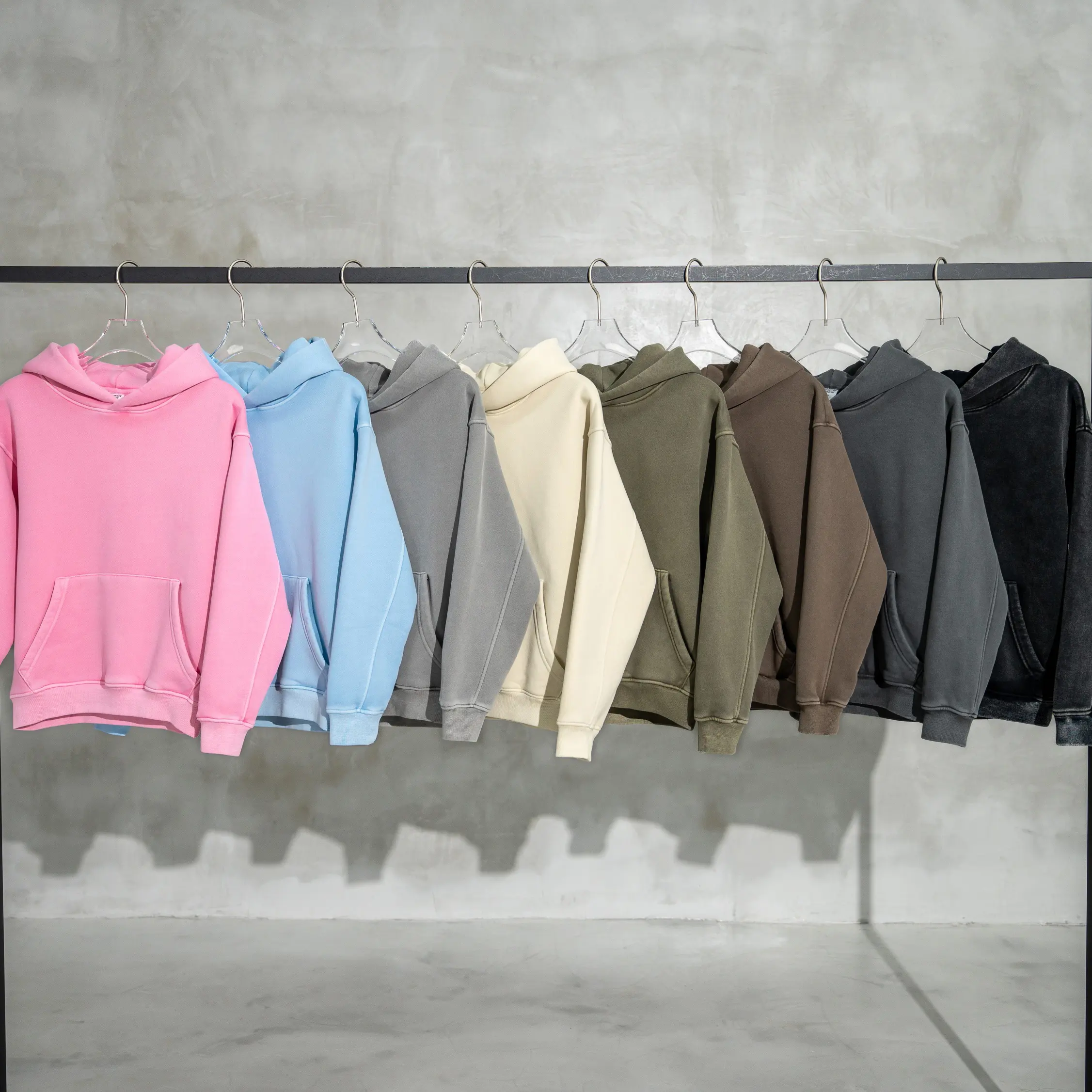 Hochwertige Baumwolle Overs ize Hoodie Dickes Fleece Drop Shoulder Plain Blank Benutzer definierte Pull a Capuch Sudadera Men Hoodies